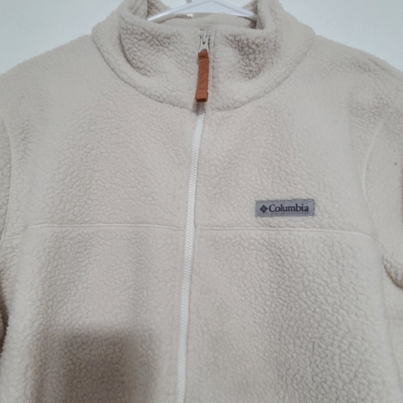 Columbia cream fleece jacket - Picture 7 of 10